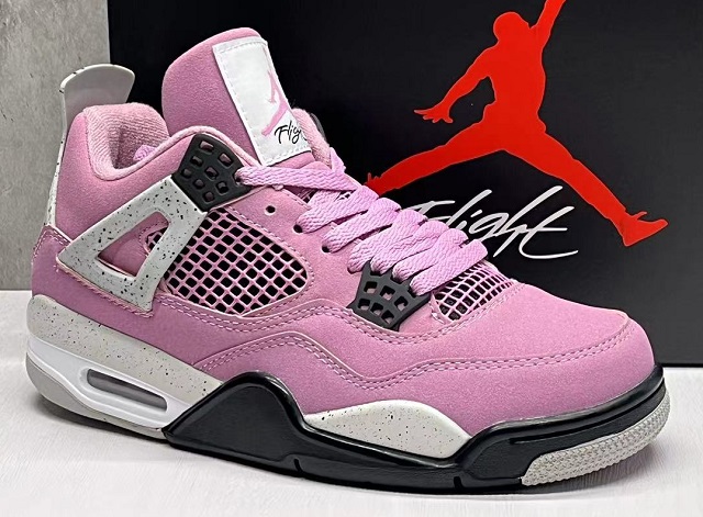 Women Air Jordan 4 Cement Orchid